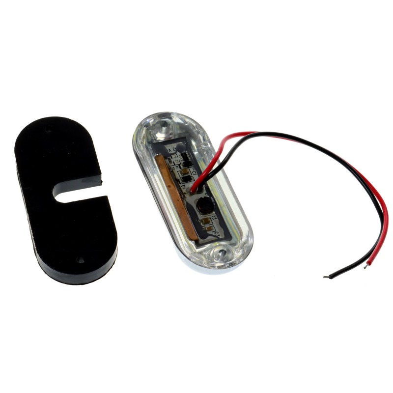 LAMPKA LED PODWODNA, 12V, 9x2,8W, IP68, KĄT ŚWIECENIA 30, 90X38MM, KOLOR BIAŁY — zdjęcie 4