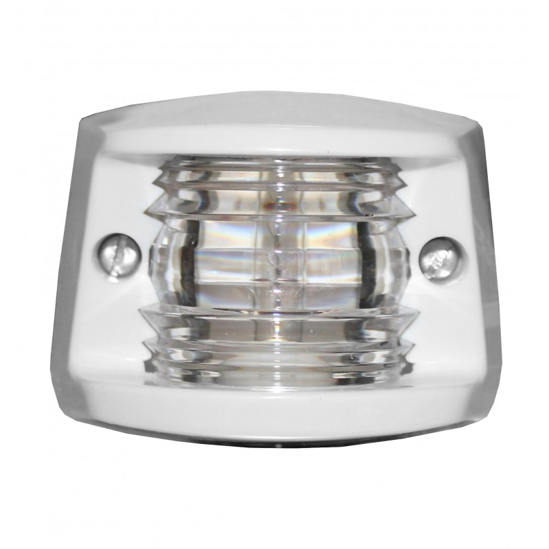 LAMPA NAWIGACYJNA RUFOWA DO 12m - 12V FAROS OBUDOWA BIAŁA