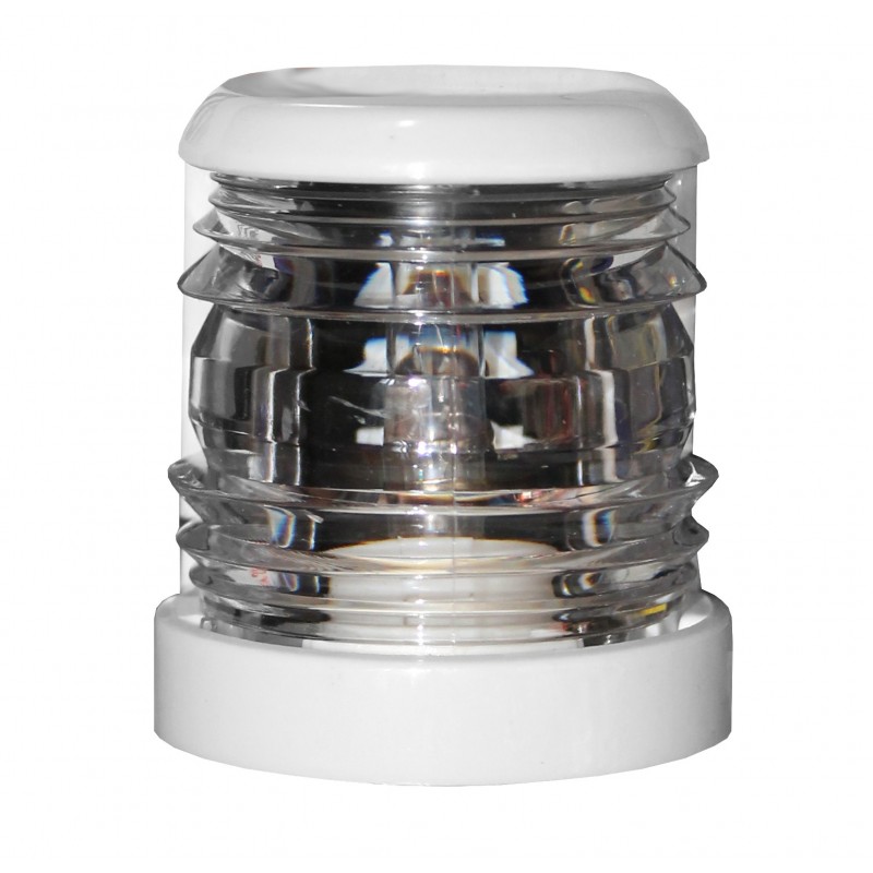 LAMPA NAWIGACYJNA MASZTOWA SILNIKOWA DO 12m - 12V FAROS OBUDOWA BIAŁA (X)