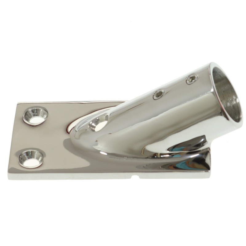 Uchwyt relingu rectangular 30DEG D22MM — zdjęcie 2