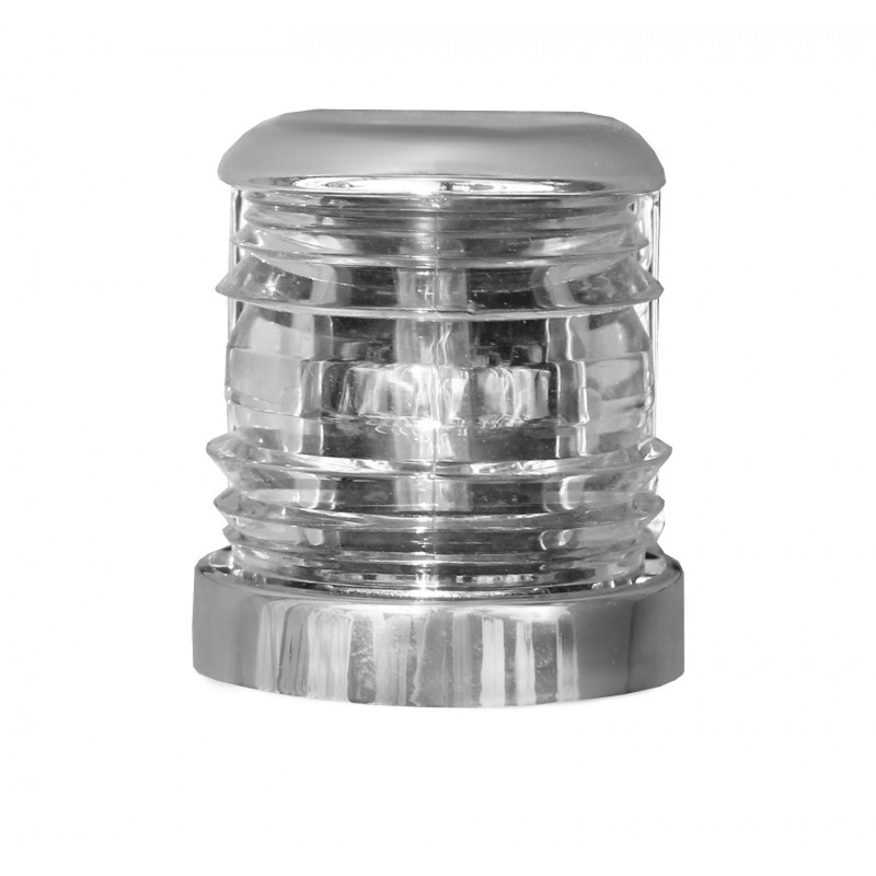 LAMPA NAWIGACYJNA MASZTOWA SILNIKOWA DO 12m - 12V FAROS OBUDOWA CHROMOWANA (X)