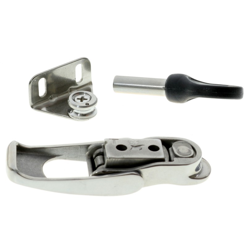 Zamknięcie bakisty kandahar 91X32MM z zamkiem 90 deg stal nierdzewna — zdjęcie 3