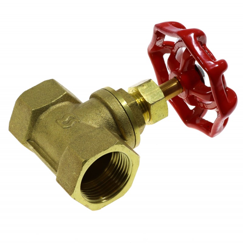 Zawór grzybkowy zasuwowy 1" brass, DN25 — zdjęcie 2