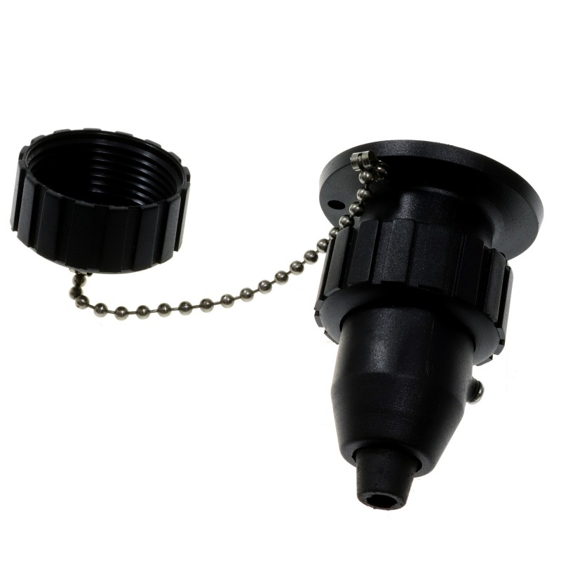 Gniazdo i wtyczka elektryczne pionowe 12/24V, 4 pin, 3A — zdjęcie 2