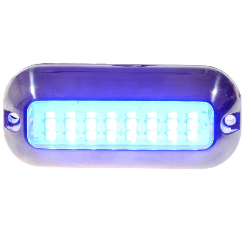 Lampka podwodna 24 LED 4,8W, 343 LM, 10-30V, IP68, 95,5 MM, kolor biały i niebieski — zdjęcie 4