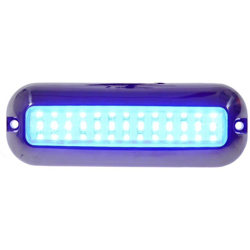 Lampka podwodna 39 LED 5,2W, 10-30V, IP68, 120 MM, kolor biały i niebieski — zdjęcie 2