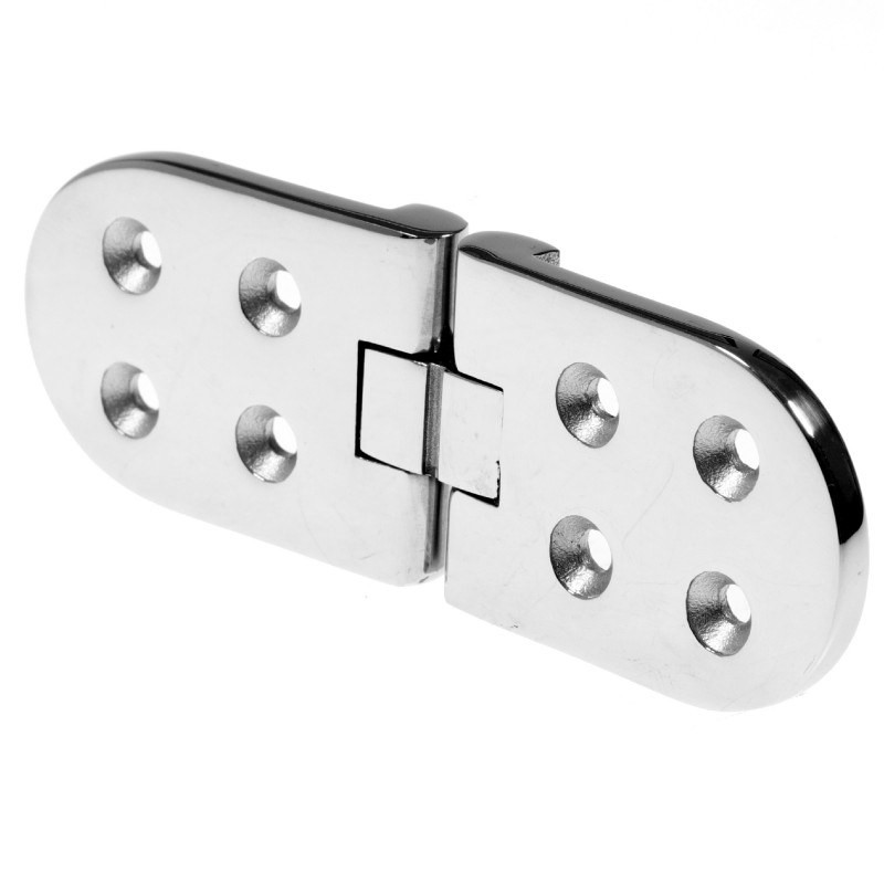 Zawias flush płaski do stolika 100X36MM stal nierdzewna — zdjęcie 2