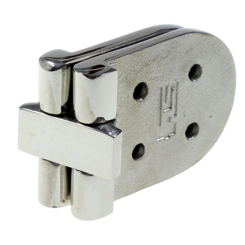 Zawias flush płaski do stolika 100X36MM stal nierdzewna — zdjęcie 3