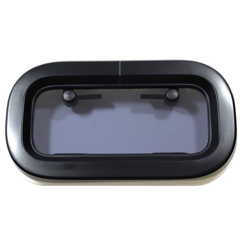 Okno standard ST0 - otwierane - biała ramka - czarne - 176MMX323MM twist — zdjęcie 2