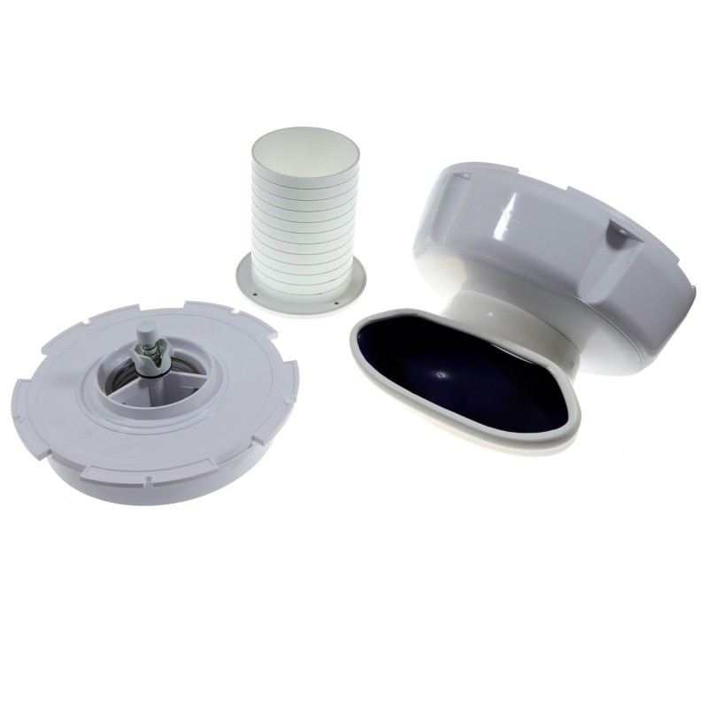 Wentylator pokładowy cool'n dry dorade box blue H160 D75 — zdjęcie 2