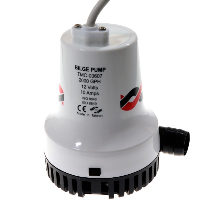 Pompa zęzowa 12V 2000GPH D29MM 126L/MIN — zdjęcie 2