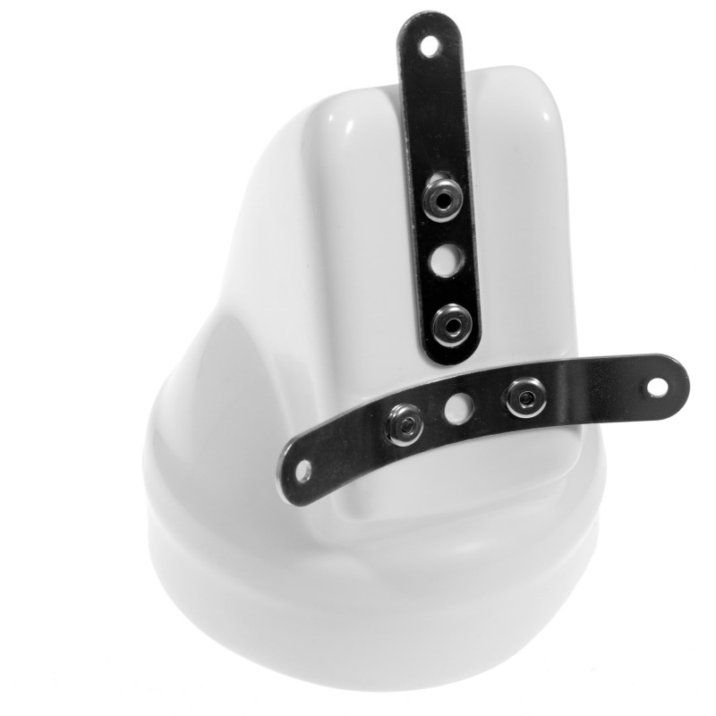 Lampa pokładowa na maszt, obudowa biała, D 100 MM 12V (NZ) (X) — zdjęcie 3