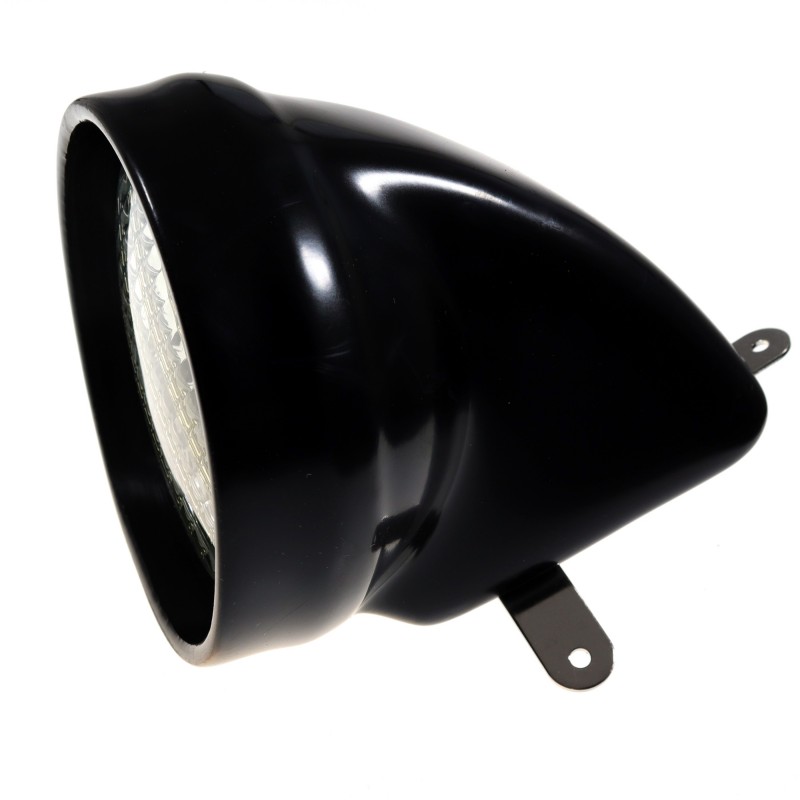 Lampa pokładowa na maszt, obudowa czarna, D 100 MM 12V (NZ) (X) — zdjęcie 2