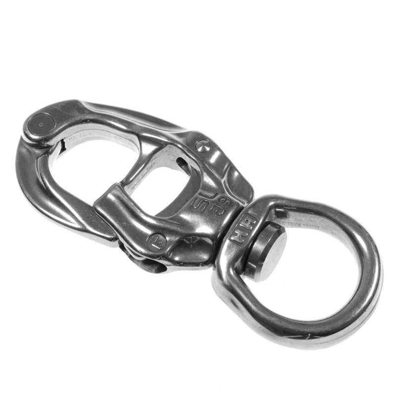 Szekla zatrzaskowa z krętlikiem okrągłym przycisk stal nierdzewna L108MM BL5400KG (W) (X) — zdjęcie 2