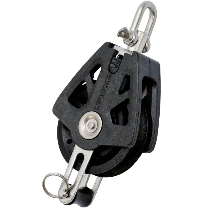 BLOK SYNCHRO 50 POJEDYNCZY Z ZACZEPEM 6-10MM CZARNY (F)