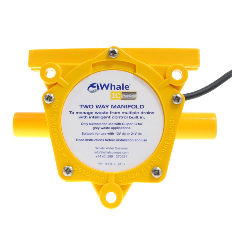 Kolektor odpływowy dwudrożny whale IC manifold 3/4" - 2M — zdjęcie 5