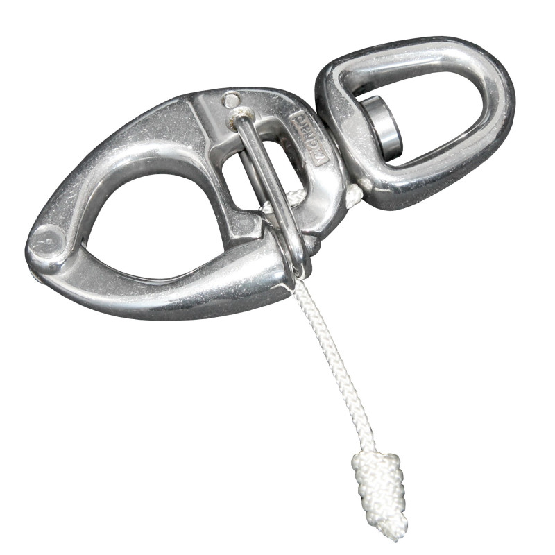 Szekla zatrzaskowa z krętlikiem ze sznurkiem stal nierdzewna aisi 316 L110MM BL4200KG — zdjęcie 4