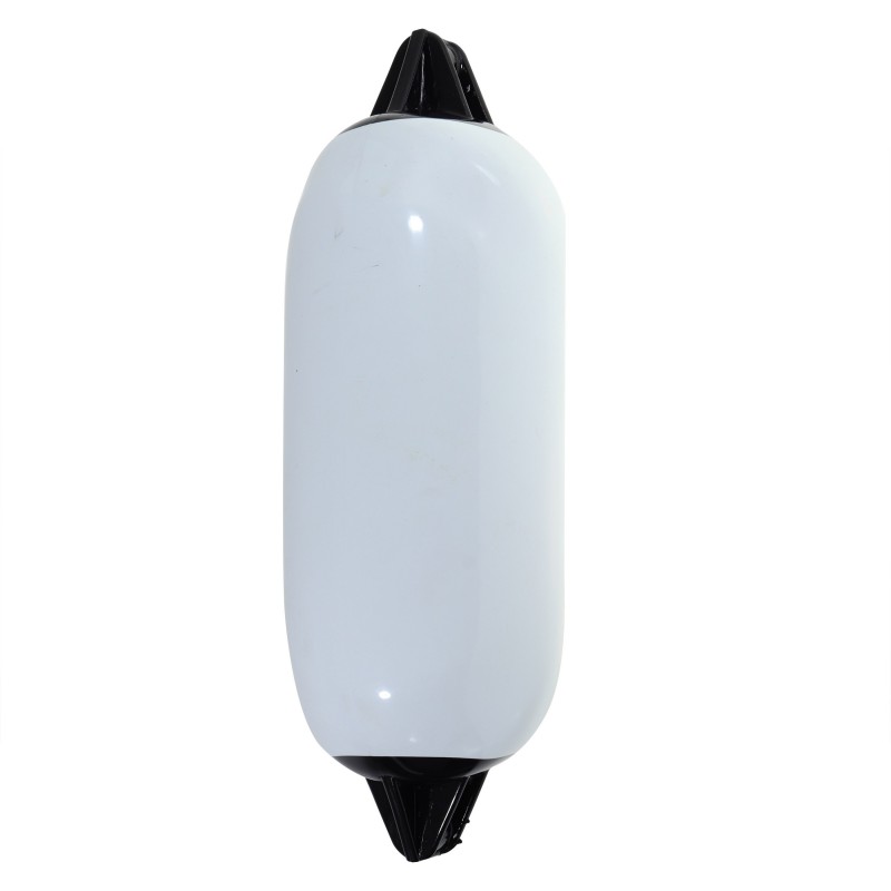 Odbijacz plastimo - 21X64CM - biały, czarny top, wzmocniony — zdjęcie 4