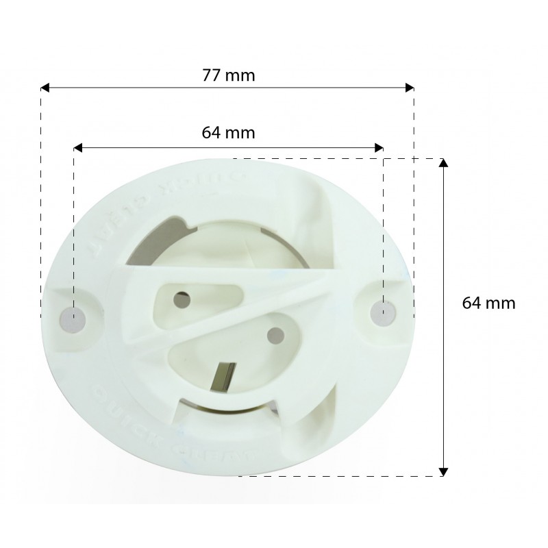 Knaga quick biala, do 10MM — zdjęcie 4