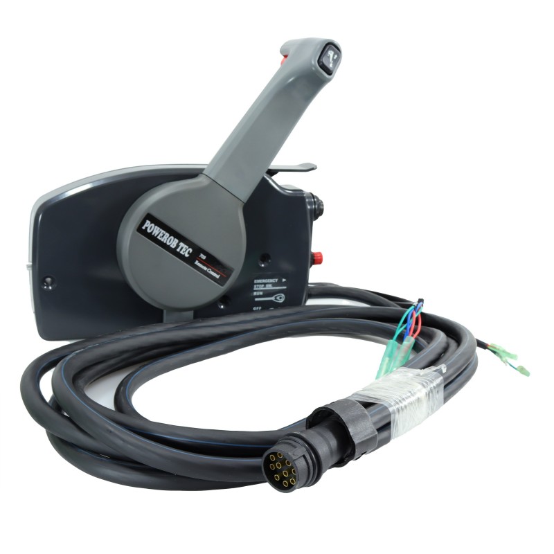 Manetka boczna yamaha + trym, 10PIN, kabel 16FT, pull TO open — zdjęcie 2
