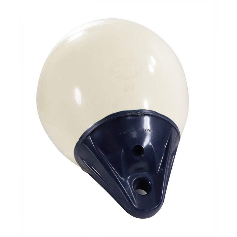 ODBIJACZ POLYFORM A2, KULISTY D39 cm, BIAŁO-GRANATOWY — zdjęcie 3
