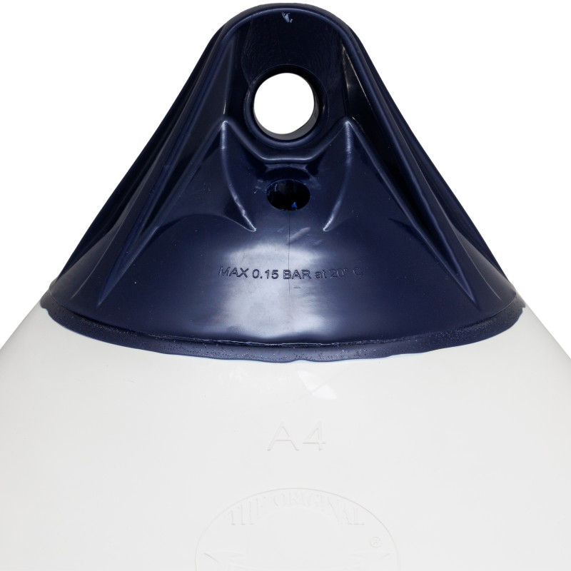 ODBIJACZ POLYFORM A4, KULISTY D55 cm, BIAŁO-GRANATOWY — zdjęcie 2