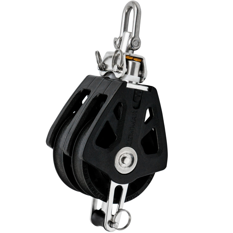 BLOK SYNCHRO 60 PODWÓJNY Z ZACZEPEM 8-10MM CZARNY