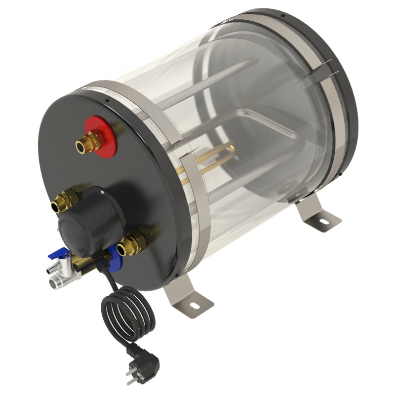 Bojler do wody 45 litrów, 1250W 230V, INOX — zdjęcie 2