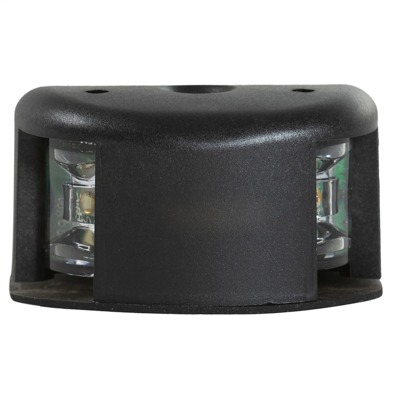 Lampa nawigacyjna S28 dziobowa dwusektorowa LED - 12V obudowa czarna — zdjęcie 2