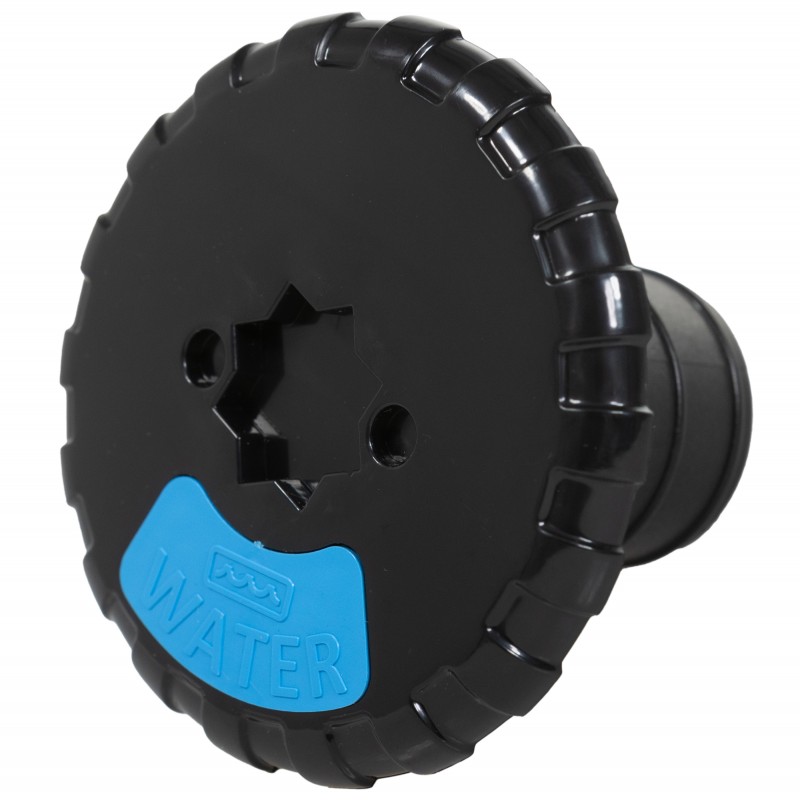 Wlew water, gwiazda, tworzywo czarno - niebieskie D38MM — zdjęcie 2