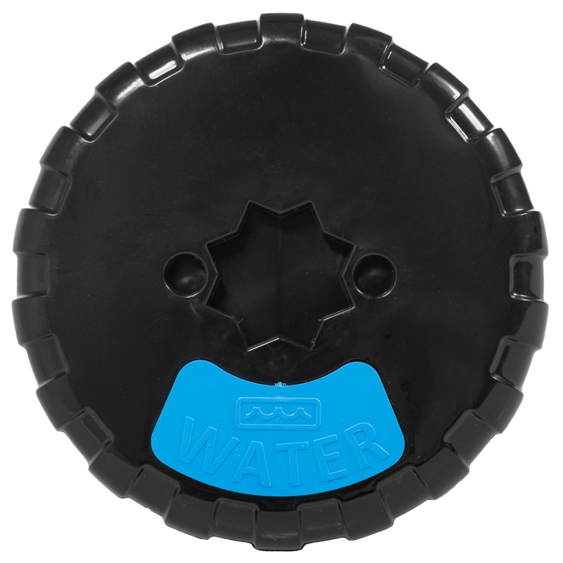 Wlew water, gwiazda, tworzywo czarno - niebieskie D38MM — zdjęcie 3