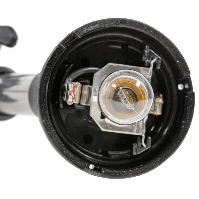 Lampa nawigacyjna na maszcie 54 CM biała 360 kotwiczne - 12V obudowa czarna z gniazdem — zdjęcie 4
