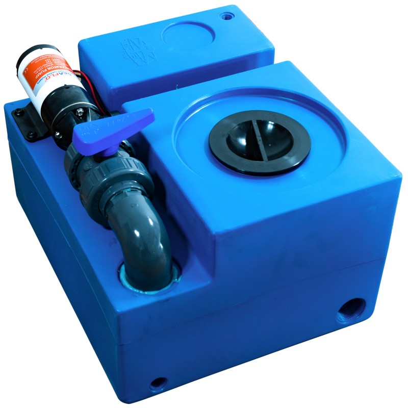 Zbiornik WC 48L z pompą maceracyjną 12 V — zdjęcie 2