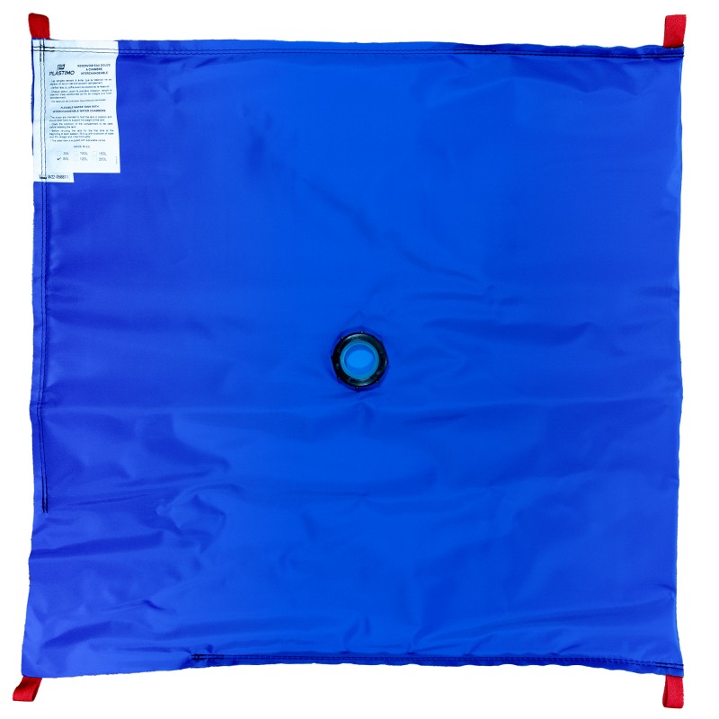 ELASTYCZNY ZBIORNIK WODY 50L, KWADRAT 75x75cm — zdjęcie 2