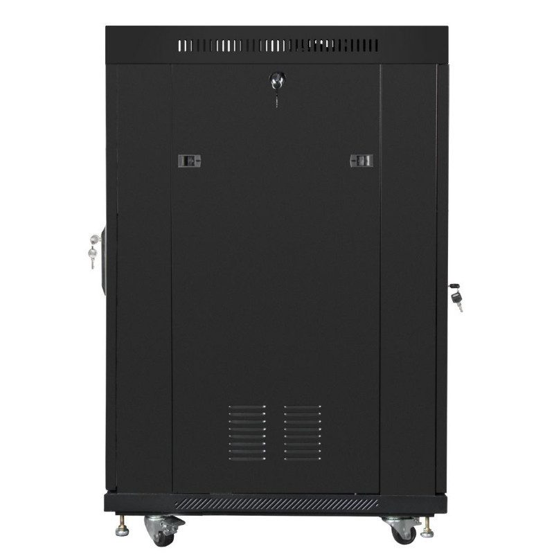 Szafa Rack Lanberg 19" 37U FF01-6637-23BL V2 z termostatem — zdjęcie 4