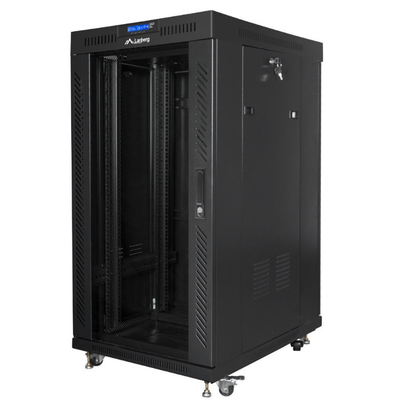 Szafa Rack Lanberg 19” 37U FF01-6637-23BL V2 z termostatem