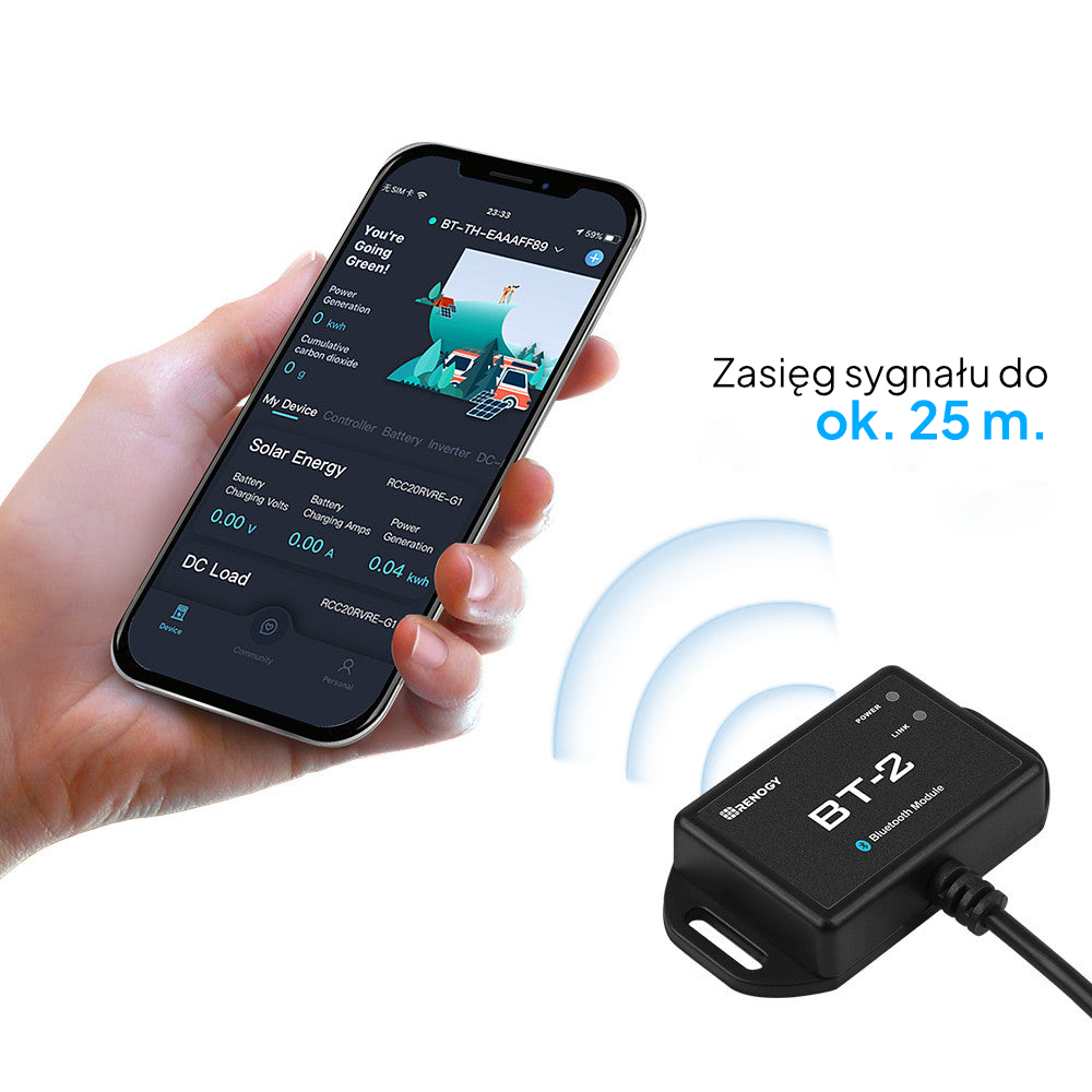 Moduł Bluetooth Renogy BT-2 do portu RS485 (RCM-BT2) — zdjęcie 4