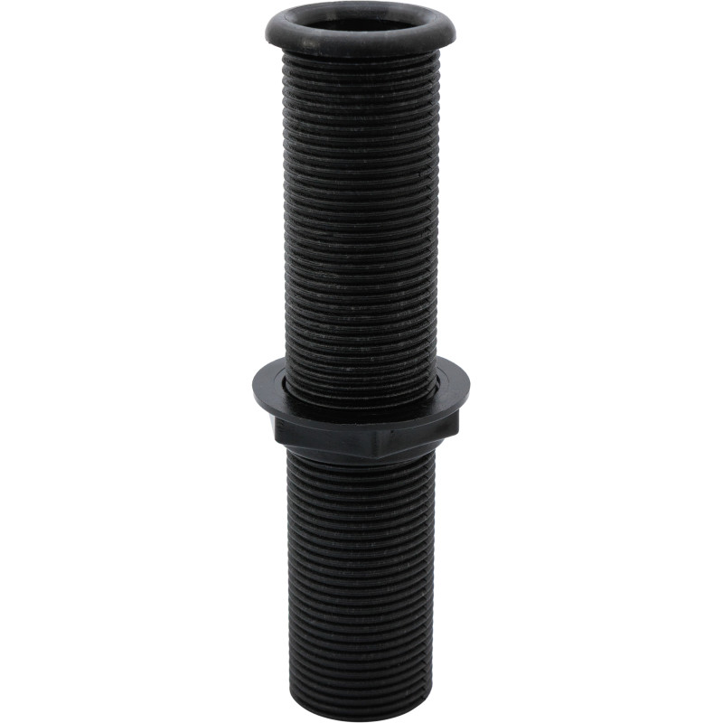 PRZEJŚCIE BURTOWE L155MM, TWORZYWO, CZARNE, GWINT 1 1/4"