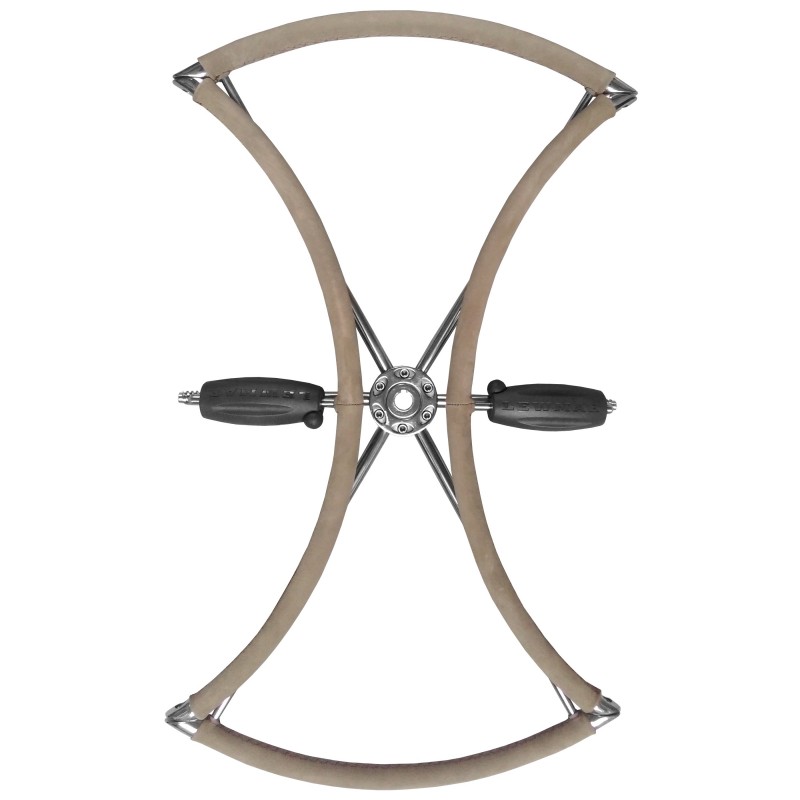 Koło sterowe składane 1016MM skóra 6 szprych dual hub — zdjęcie 2
