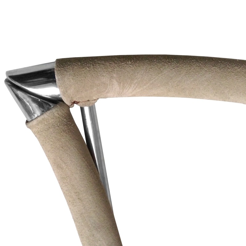 Koło sterowe składane 1016MM skóra 6 szprych dual hub — zdjęcie 3