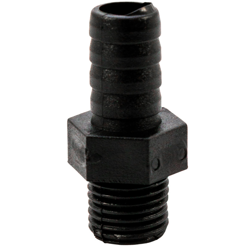 ZŁĄCZKA DO ZBIORNIKA PROSTA GWINT 1/4' WĄŻ D10MM MALE