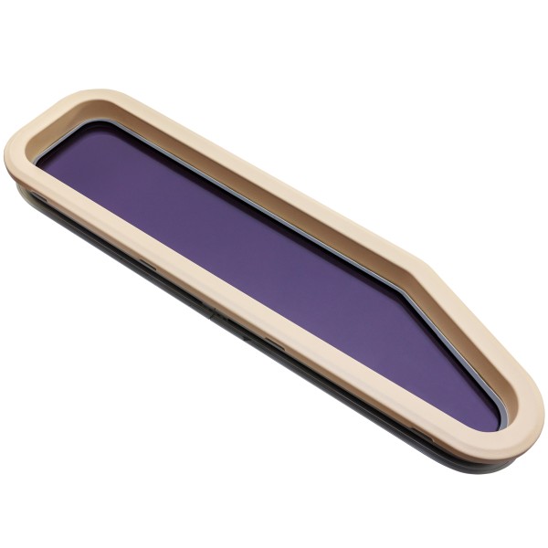 * Okno standard ST4L (45) - nieotwierane - kremowa ramka - 195MMX708MM — zdjęcie 3