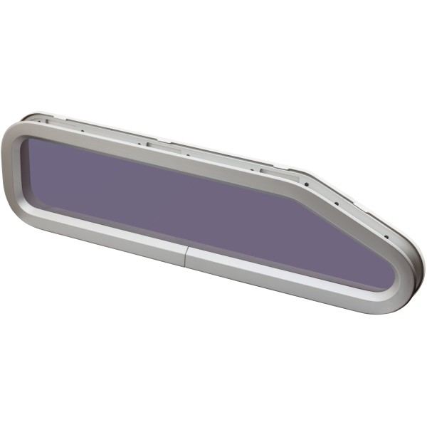 * OKNO STANDARD ST4R (43) - NIEOTWIERANE - BIAŁA RAMKA - 195MMX708MM