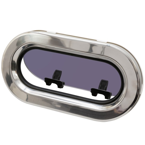 OKNO STAINLESS STEEL ROZMIAR SS1RE - OTWIERANE - BIAŁA RAMKA - 191MMX367MM