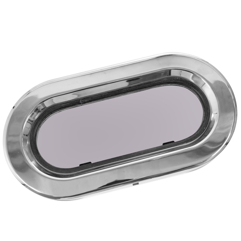 Okno stainless steel rozmiar SS1RE - otwierane - biała ramka - 191MMX367MM — zdjęcie 6
