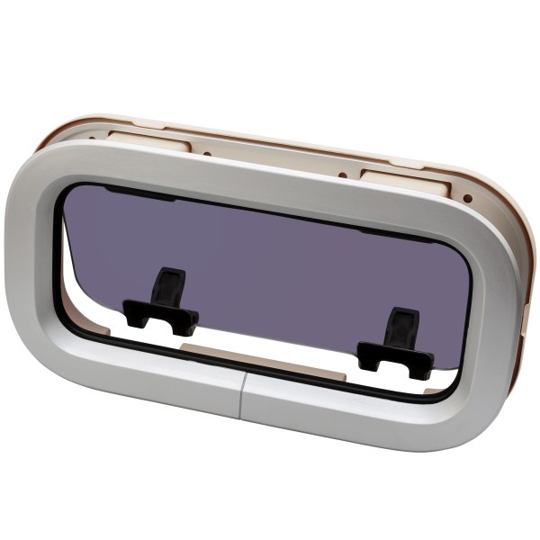 OKNO STANDARD ST1 - OTWIERANE - KREMOWA RAMKA - 191MMX367MM