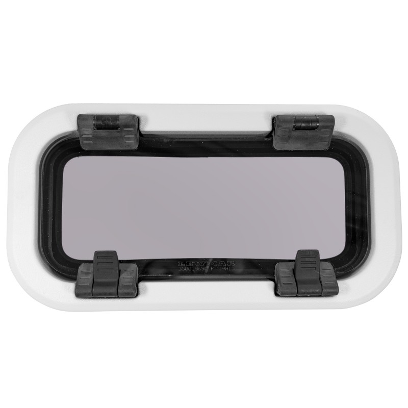 Okno stainless steel rozmiar SS1 - otwierane - biała ramka - 191MMX367MM — zdjęcie 2