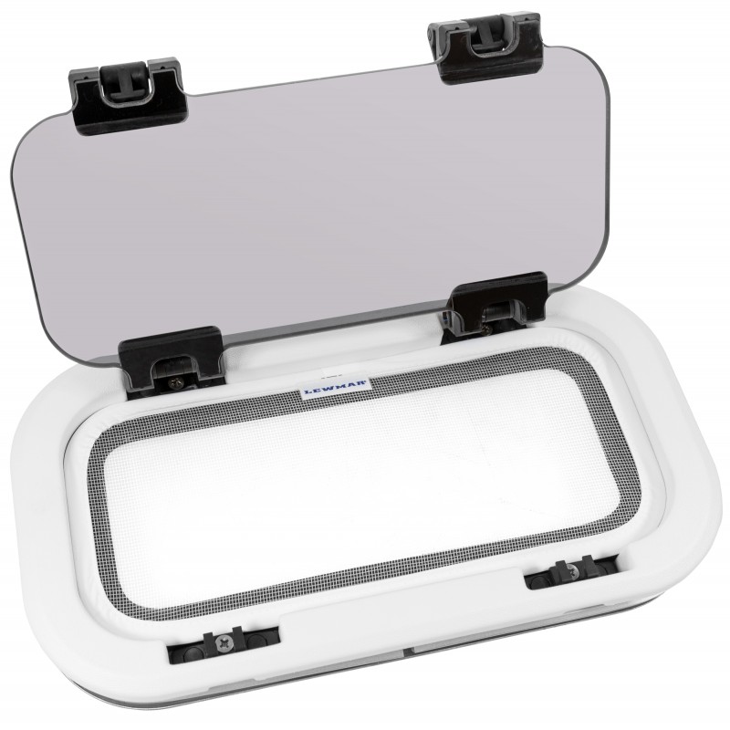 Okno stainless steel rozmiar SS1 - otwierane - biała ramka - 191MMX367MM — zdjęcie 3