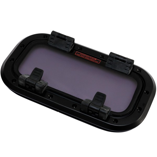 Okno standard ST0 - otwierane - czarna ramka alu - czarne - 176MMX323MM — zdjęcie 3