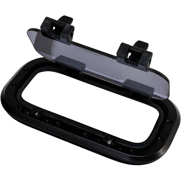 Okno standard ST0 - otwierane - czarna ramka alu - czarne - 176MMX323MM — zdjęcie 4